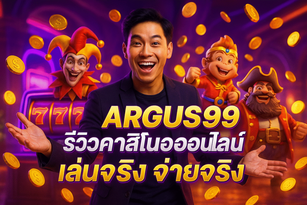 รีวิว ARGUS99 เว็บคาสิโนออนไลน์ เล่นจริง จ่ายจริง
