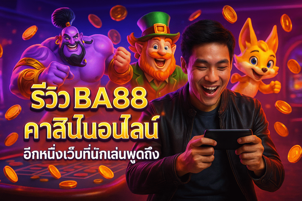 รีวิว BA88 คาสิโนออนไลน์ อีกหนึ่งเว็บที่นักเล่นพูดถึง