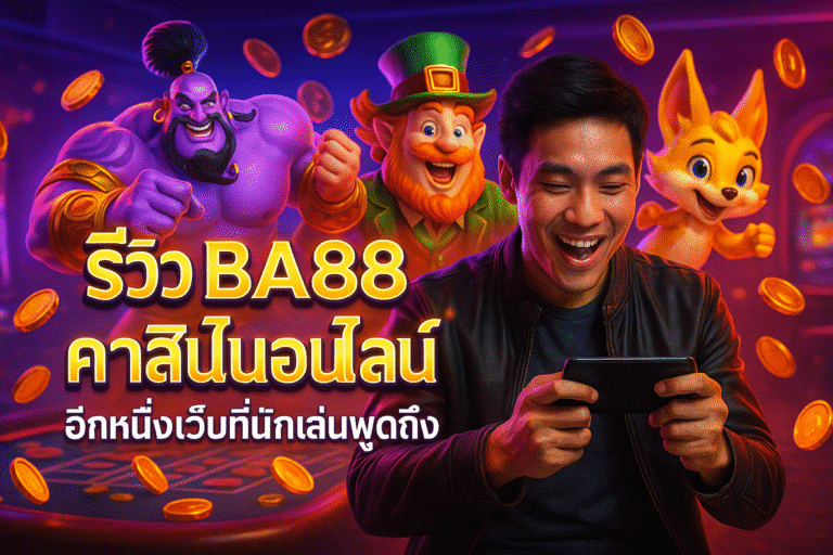 รีวิว BA88 คาสิโนออนไลน์ อีกหนึ่งเว็บที่นักเล่นพูดถึง