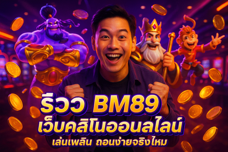 รีวิว BM89 เว็บคาสิโนออนไลน์ เล่นเพลิน ถอนง่ายจริงไหม